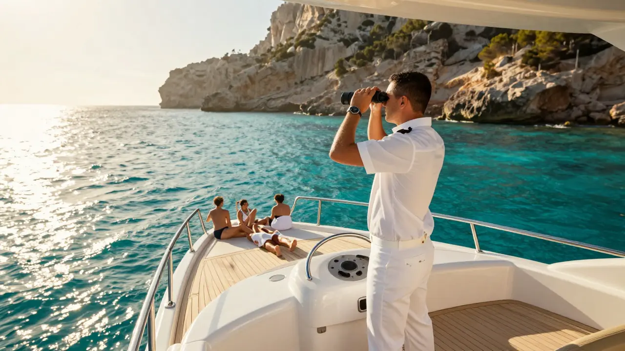 ¿Cuánto cobra un patrón de yate al día en Ibiza en 2025?