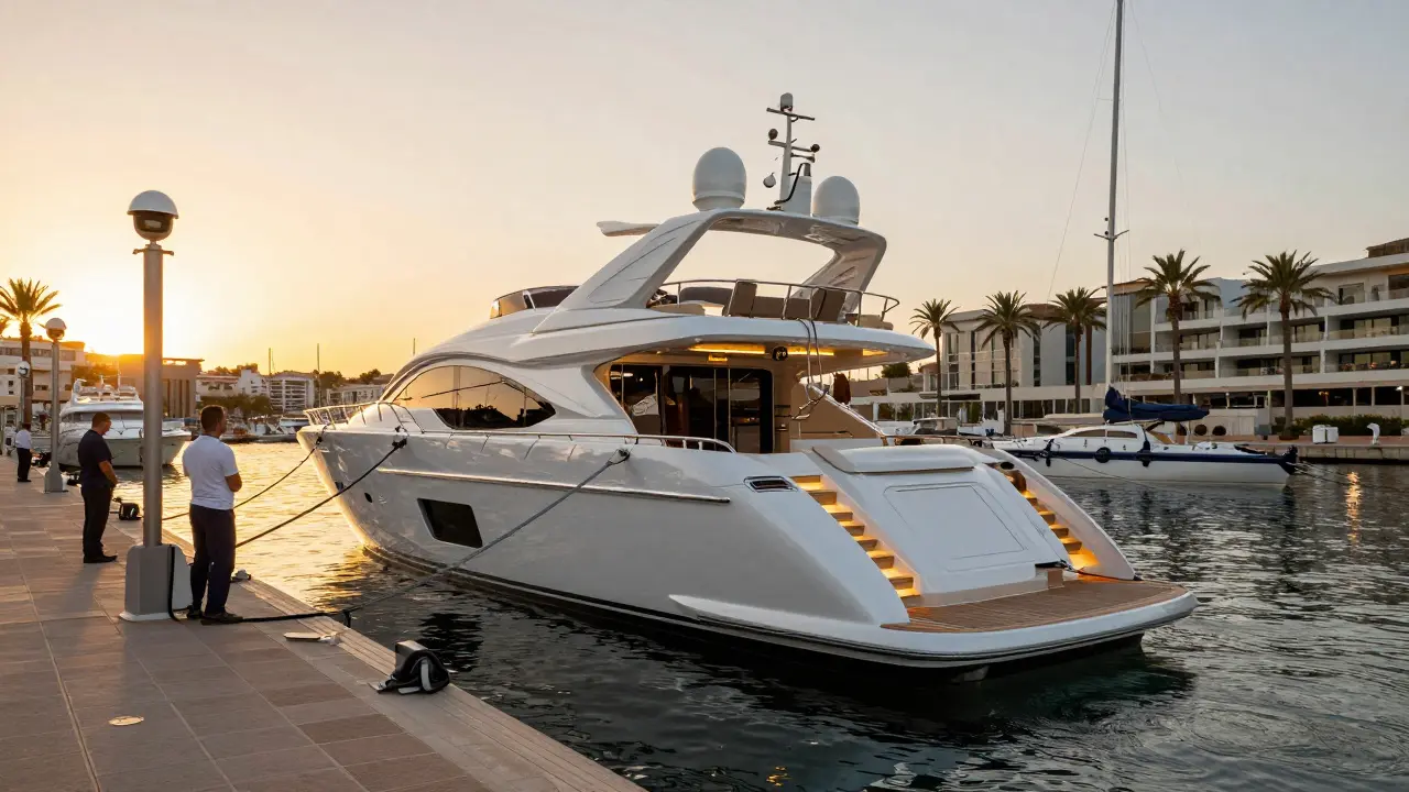 ¿Qué es el servicio de amarre y por qué es esencial al alquilar un yate en Ibiza?