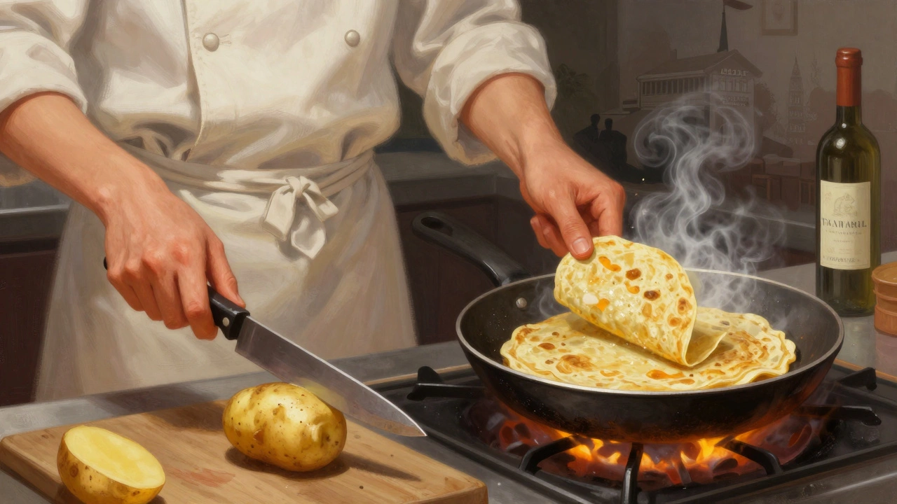 Transformación de una persona aprendiendo a cocinar: de la inseguridad a la confianza con una tortilla perfecta.