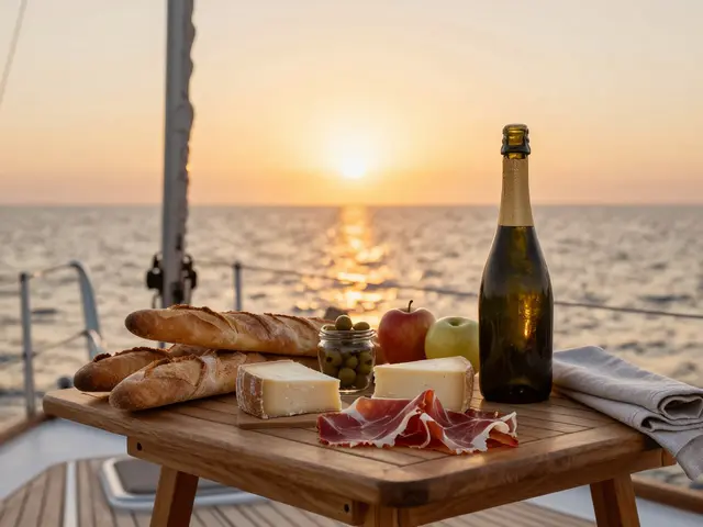 ¿Qué comida llevar a un yate? Guía práctica para tu viaje en Ibiza