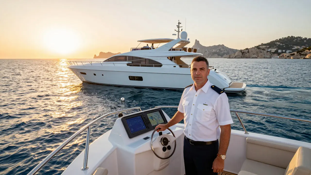 ¿Cuánto cobra un capitán de yate en Ibiza en 2026? Salarios reales y factores que afectan el precio
