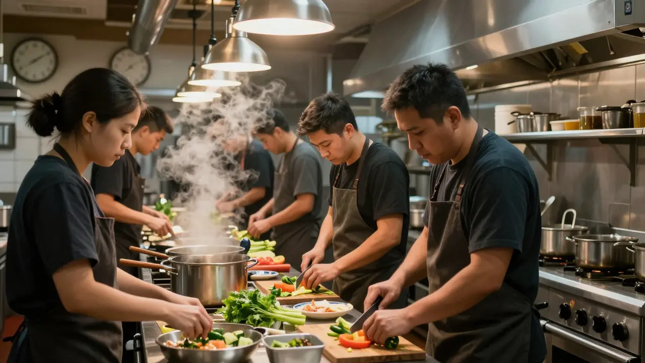 ¿Cuánto gana un ayudante de cocina en Estados Unidos? Salarios reales y factores que influyen