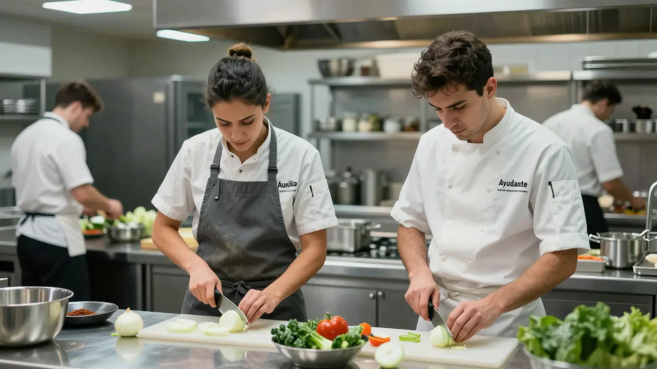 Diferencia entre Auxiliar de Cocina y Ayudante de Cocina: Guía para tu Carrera en Hostelería